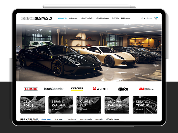 Zero Garaj Web Tasarım